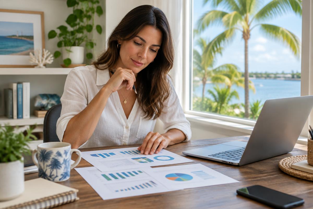 Business team planning a digital marketing budget
